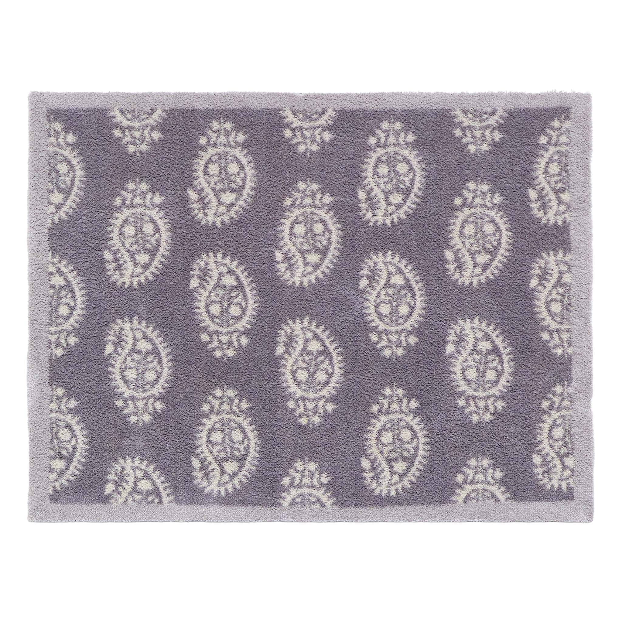 Paisley Grey Washable Doormat