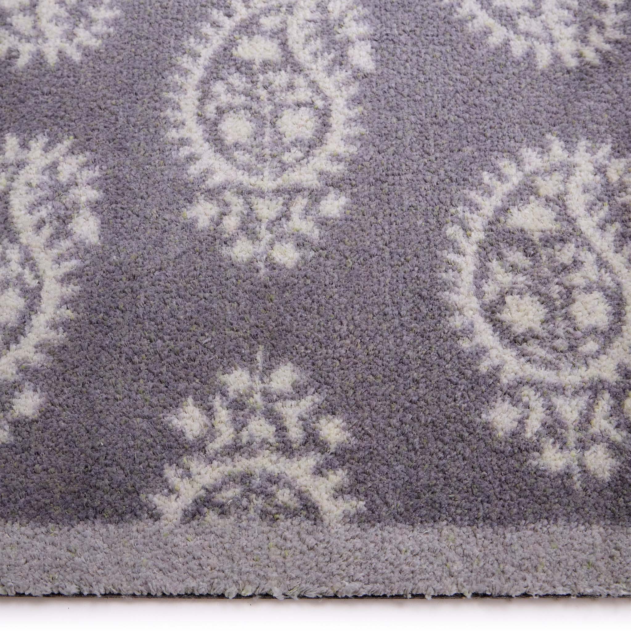 Paisley Grey Washable Runner - Image 4