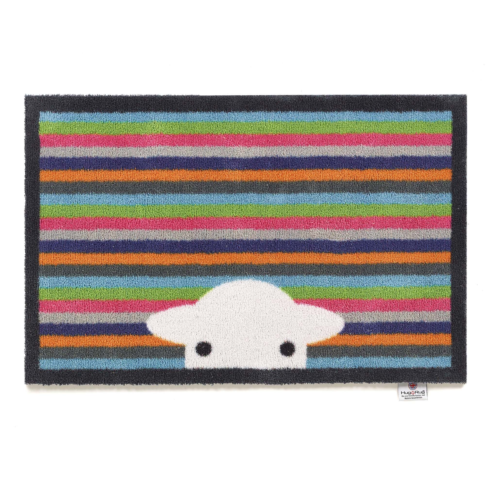 Peep Stripe Herdy Washable Doormat