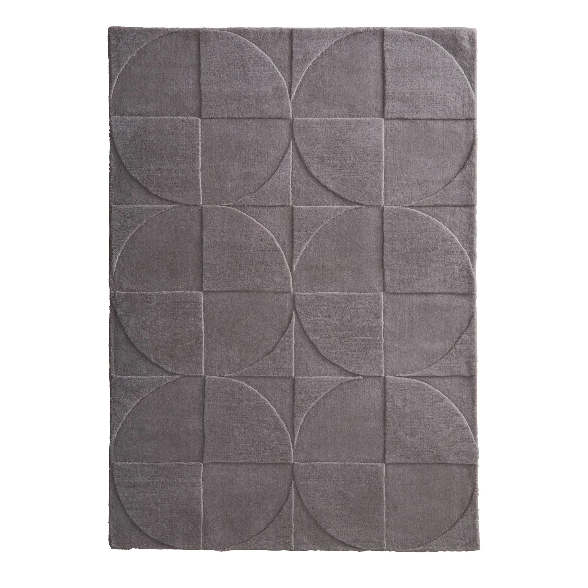 Penny Rug Grey Mauve