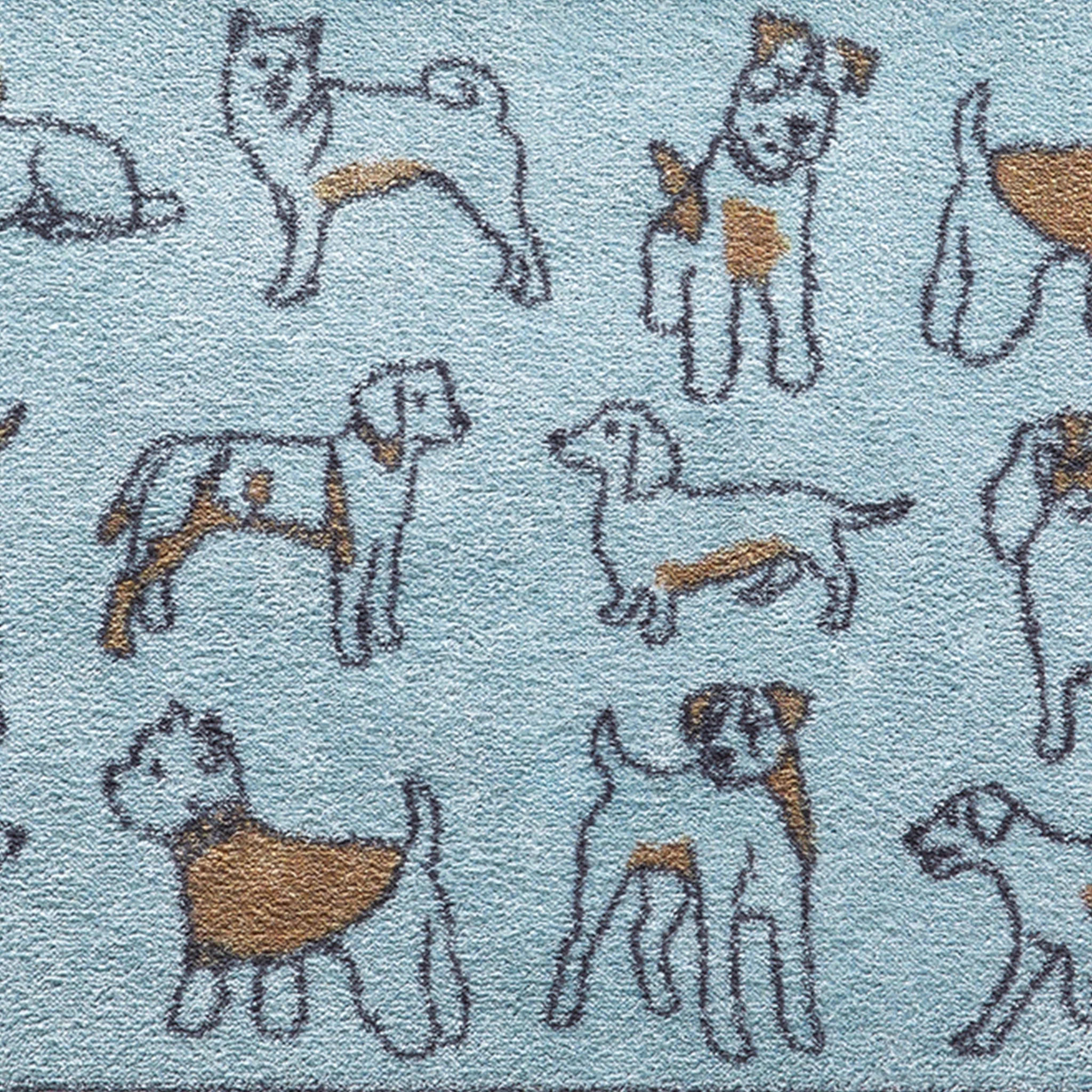 Pet 75 Dogs Blue Washable Doormat - Image 3
