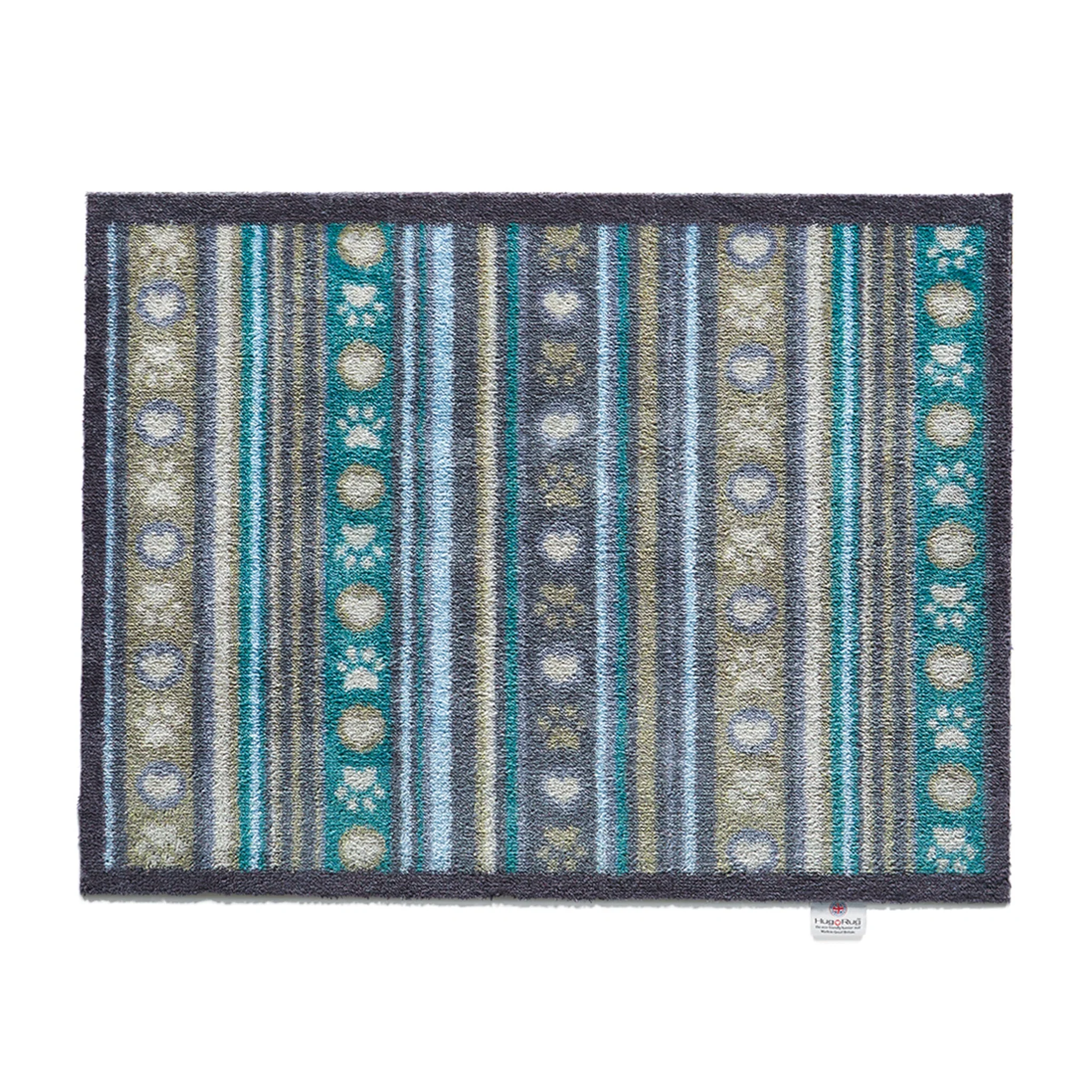 Pet 80 Paw Stripes Washable Doormat