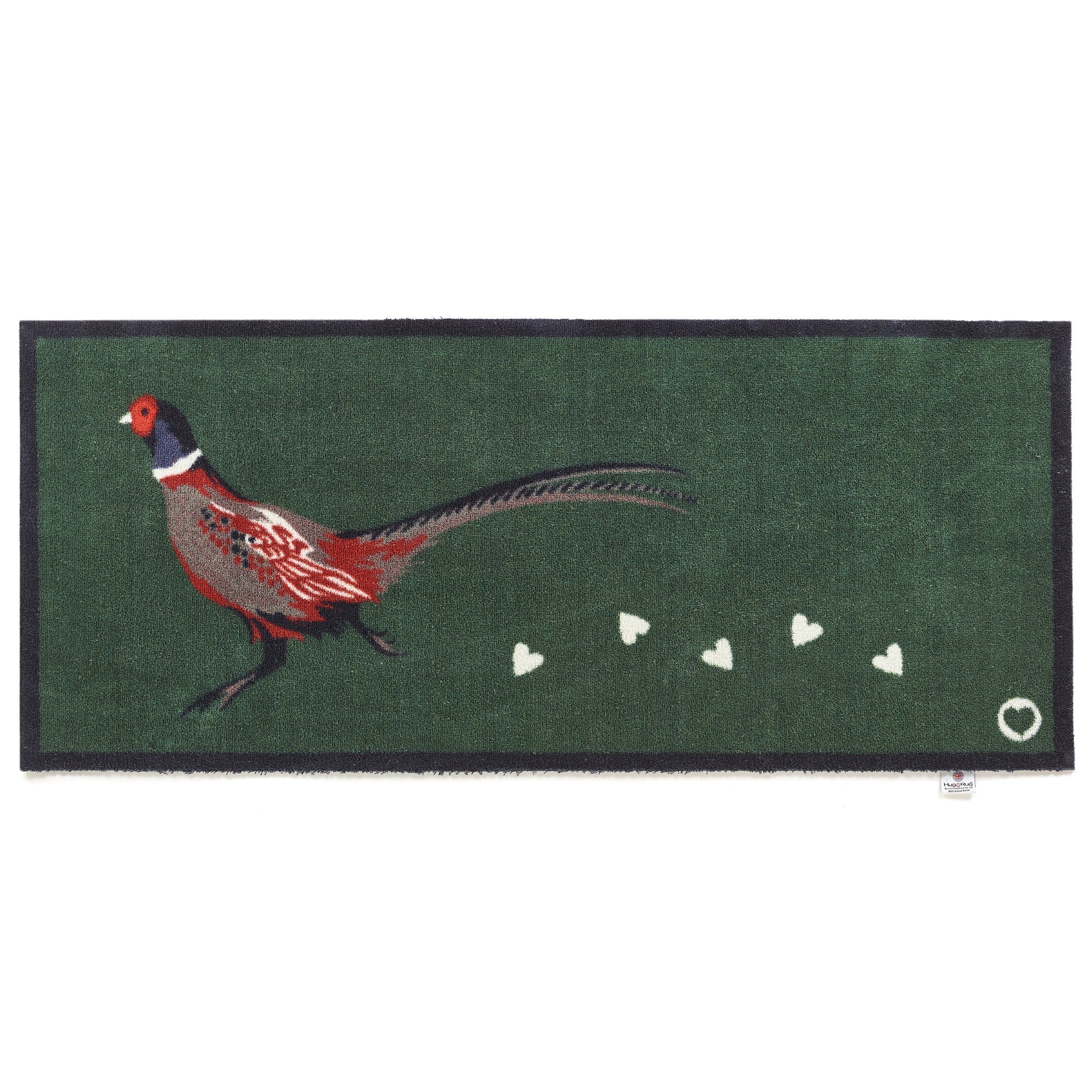 Pheasant Green 2 Washable Runner