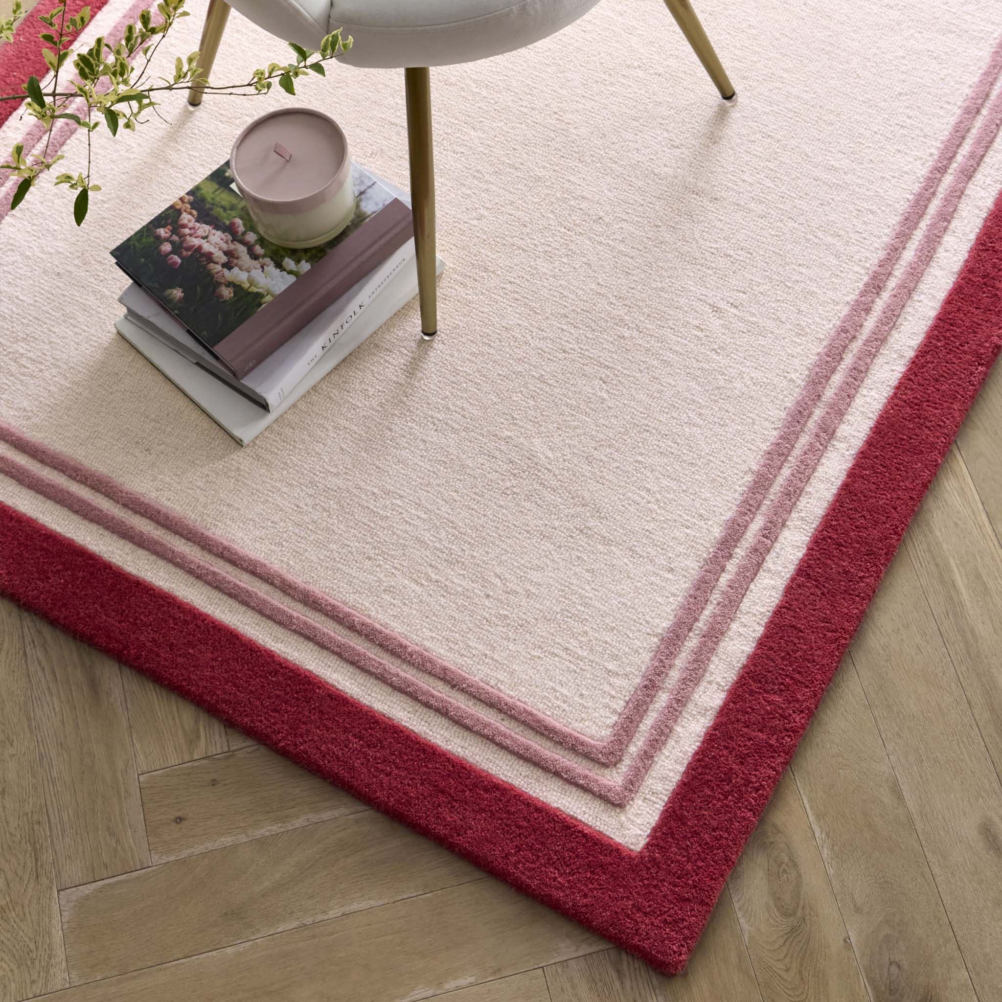 Piper Rug Raspberry - Image 3