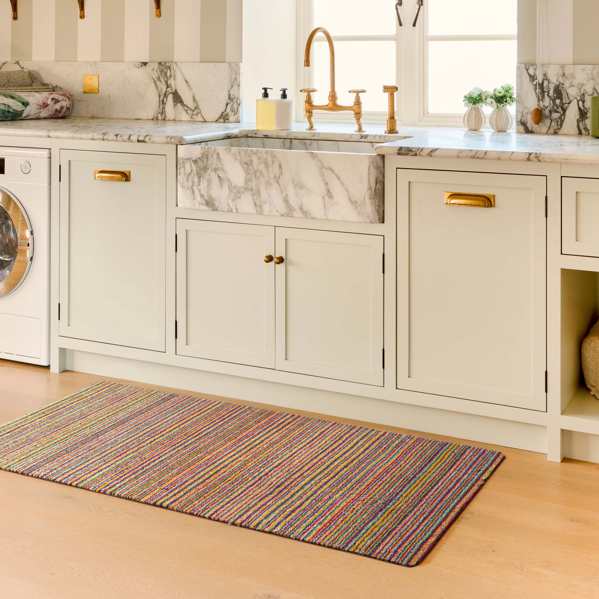 Candy Bright Stripe Washable Runner - Image 3