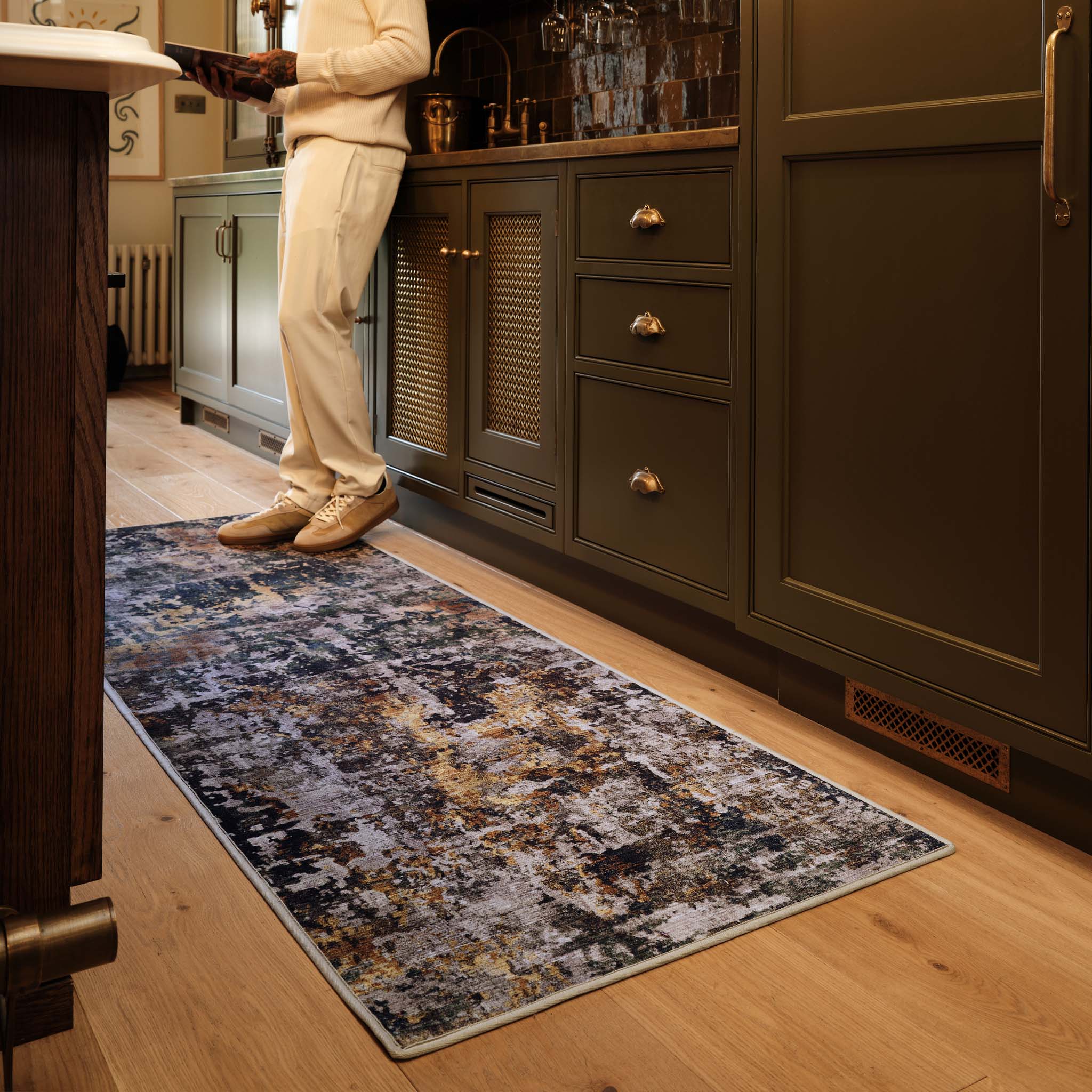Rafe Texture Natural Eco-Washable Runner - Image 2