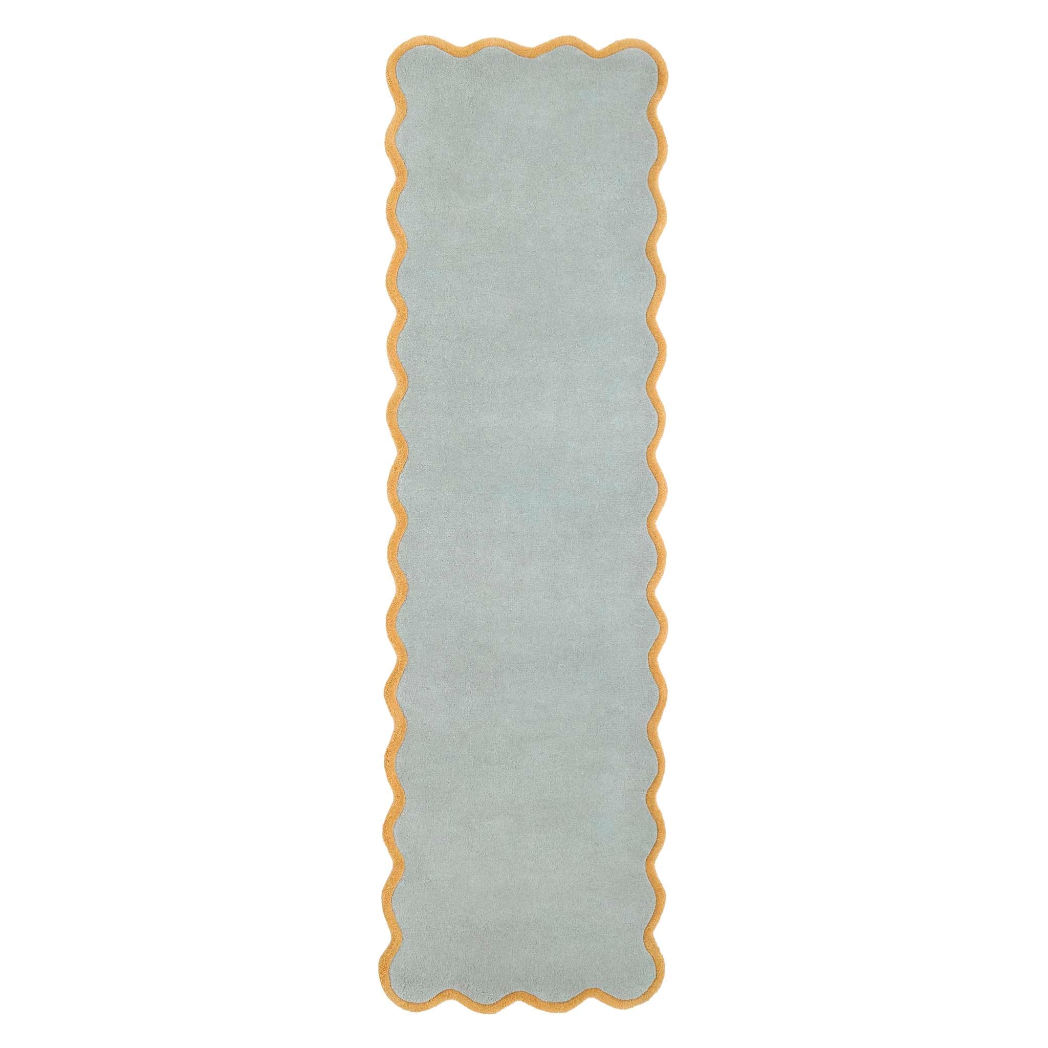 Scalloped Elsie Duck Egg/Ochre Runner