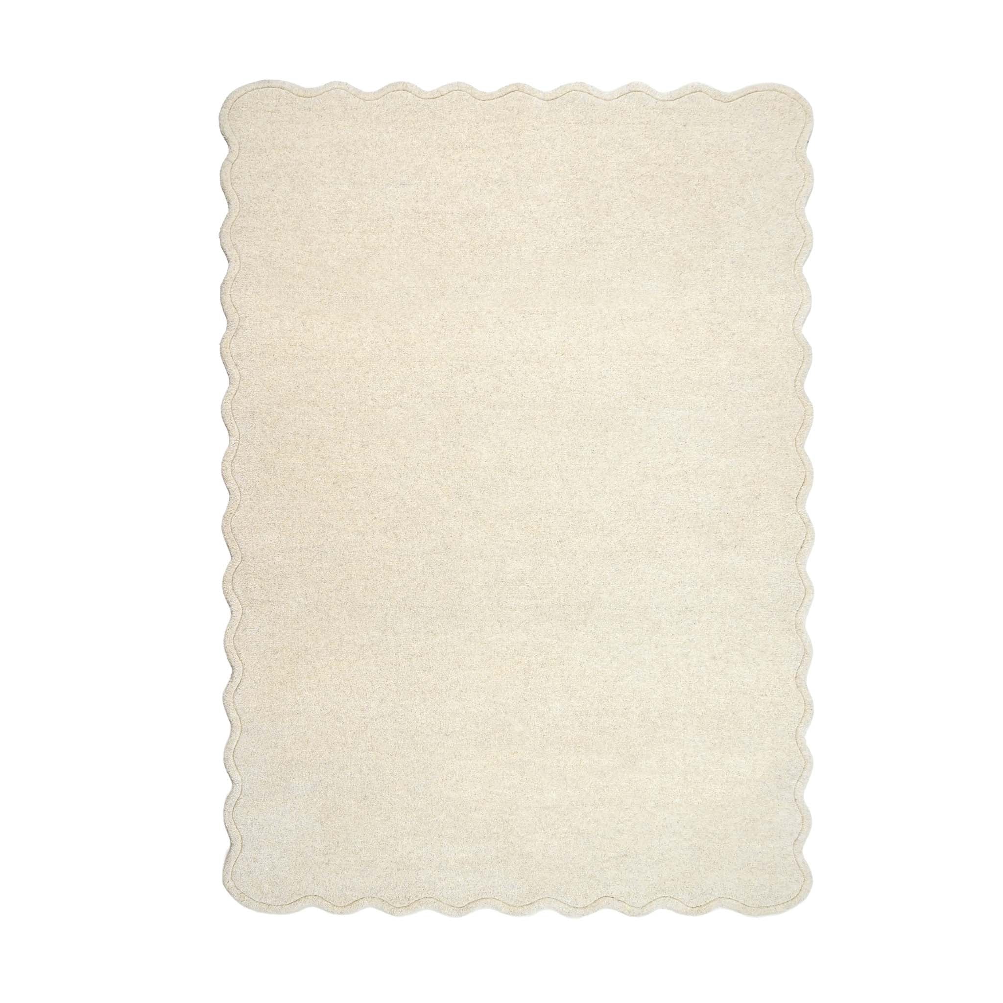 Scalloped Elsie Rug Cream