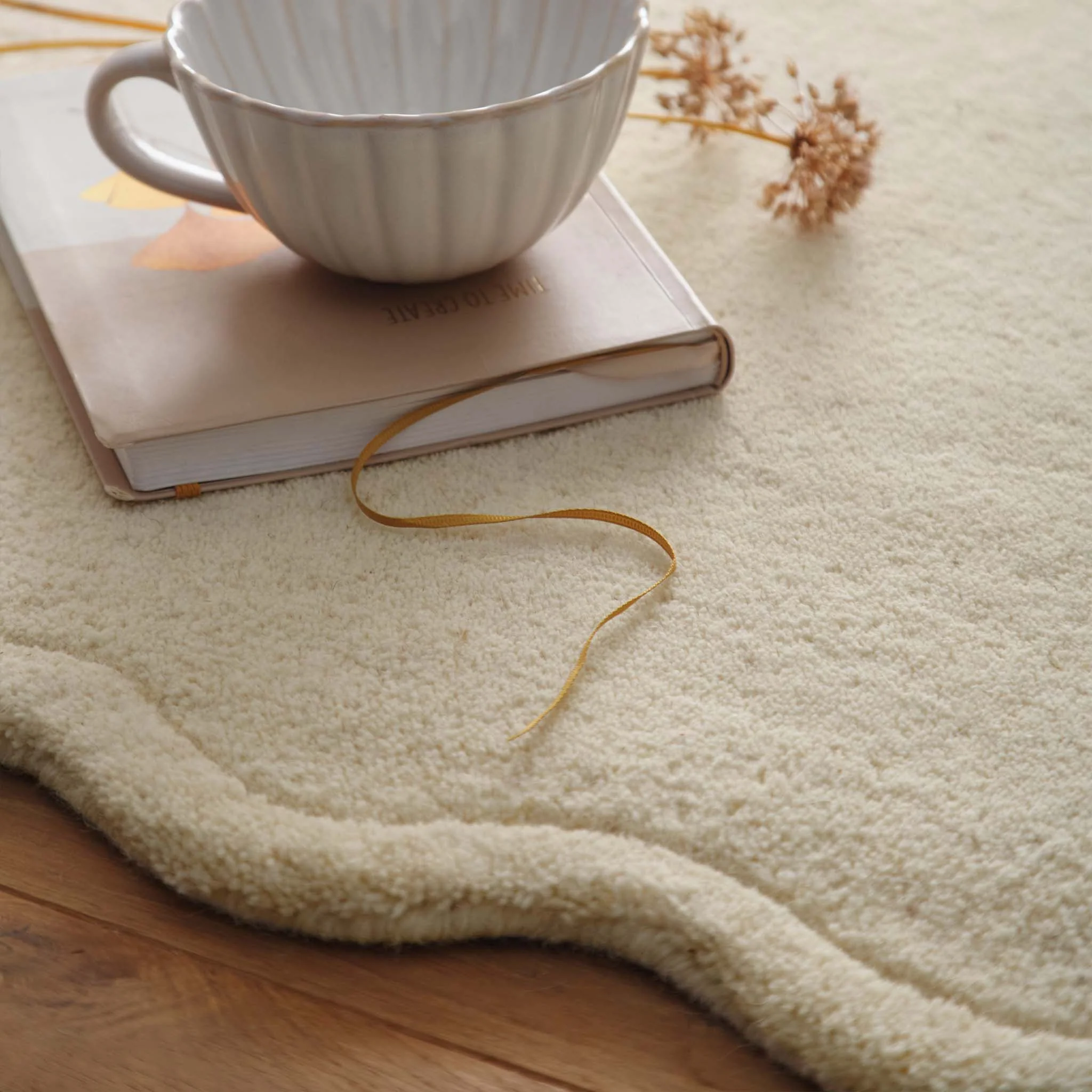 Scalloped Elsie Rug Cream - Image 3