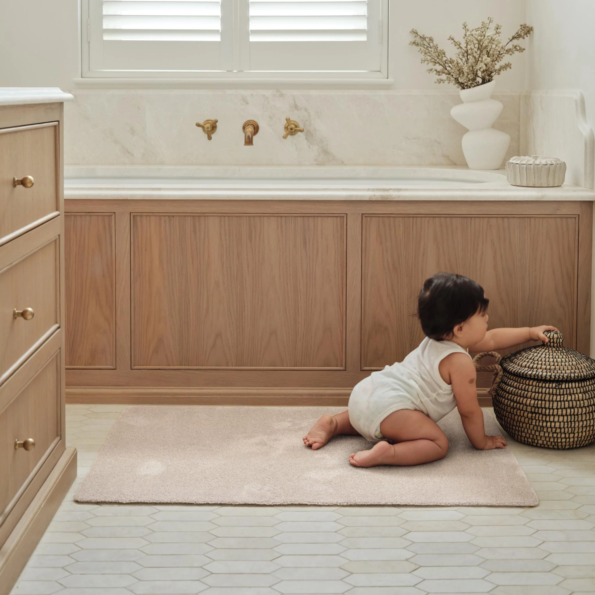 Sense Beige Bath Mat - Image 3