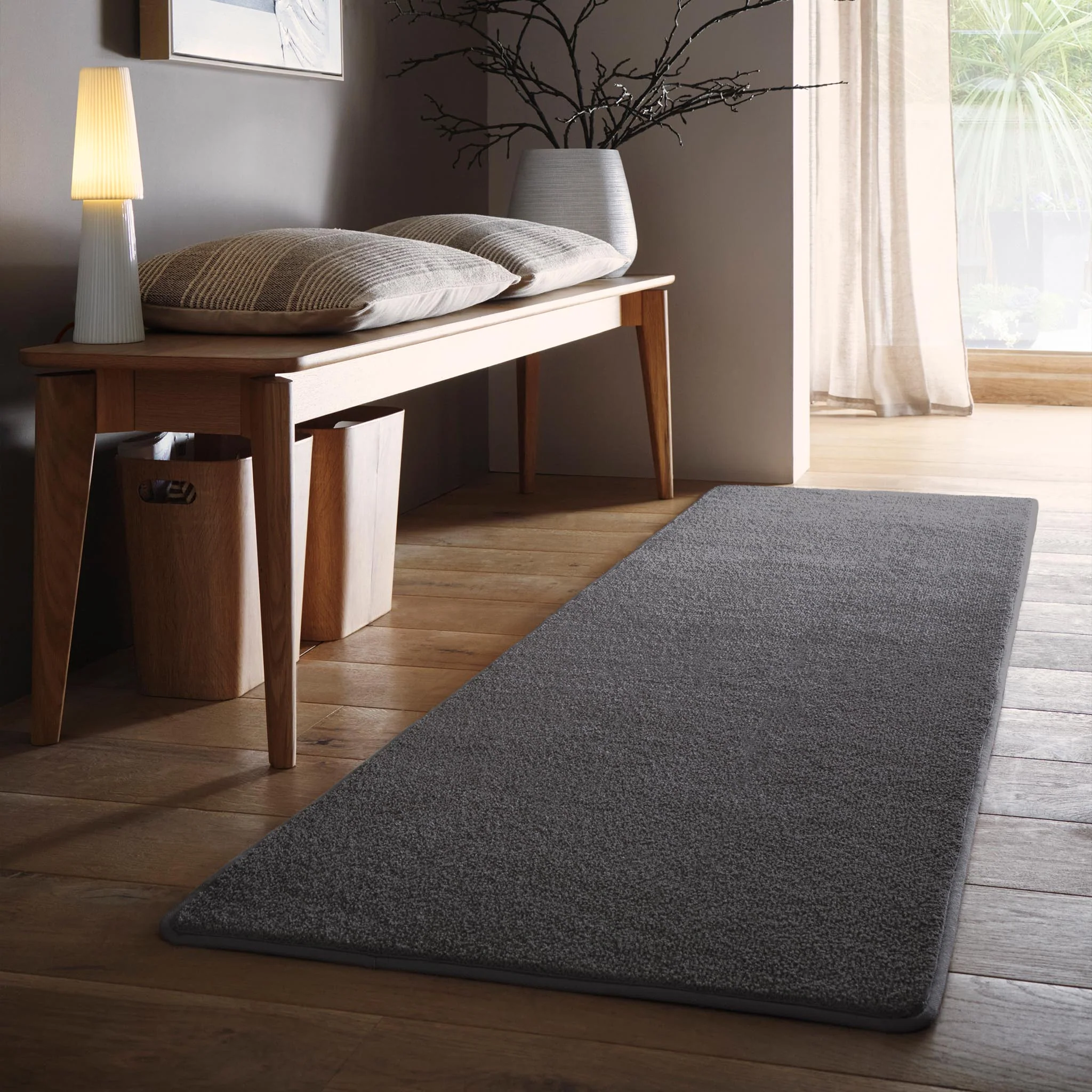 Sense Charcoal Rug Runner - Image 2