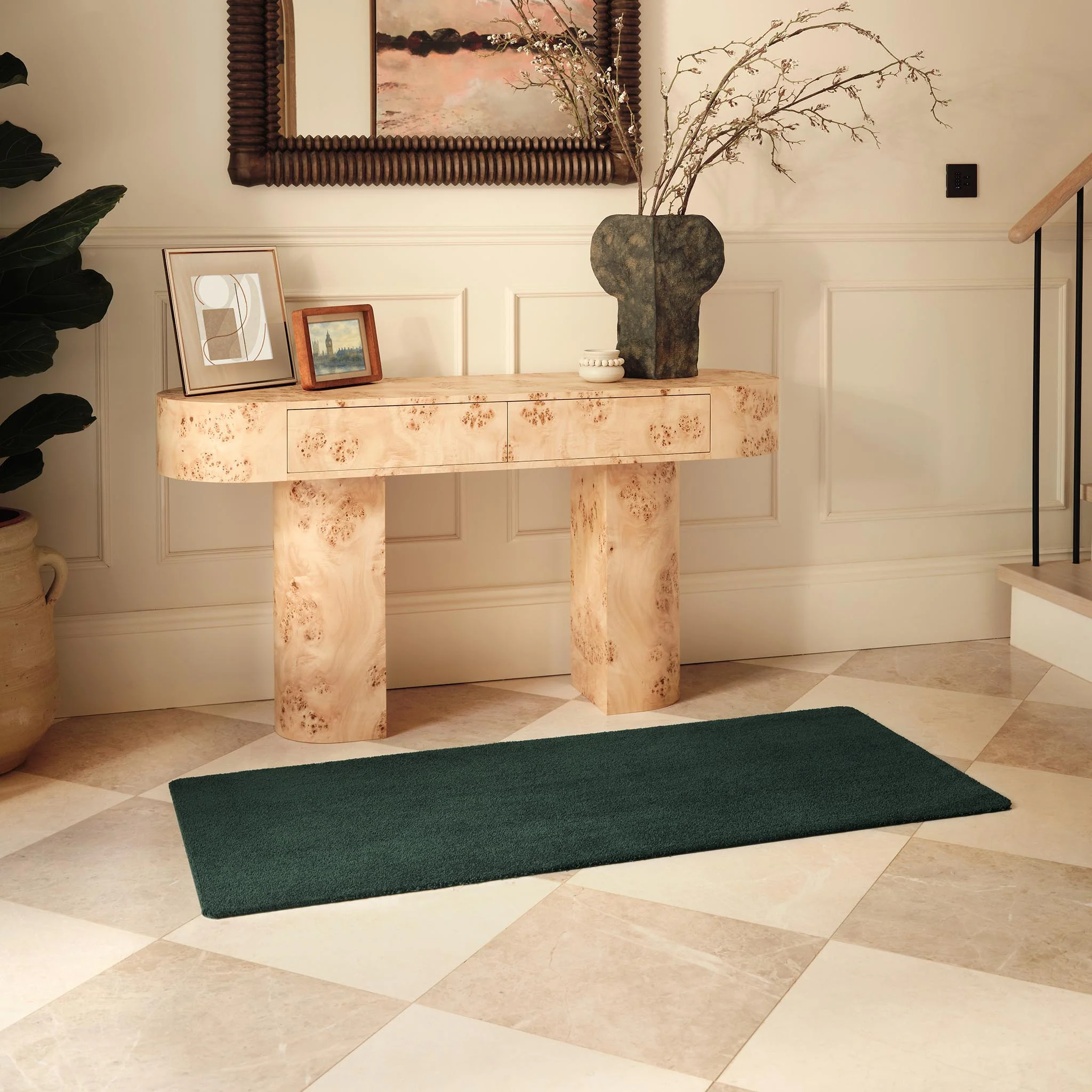Sense Forest Green Washable Runner - Image 3