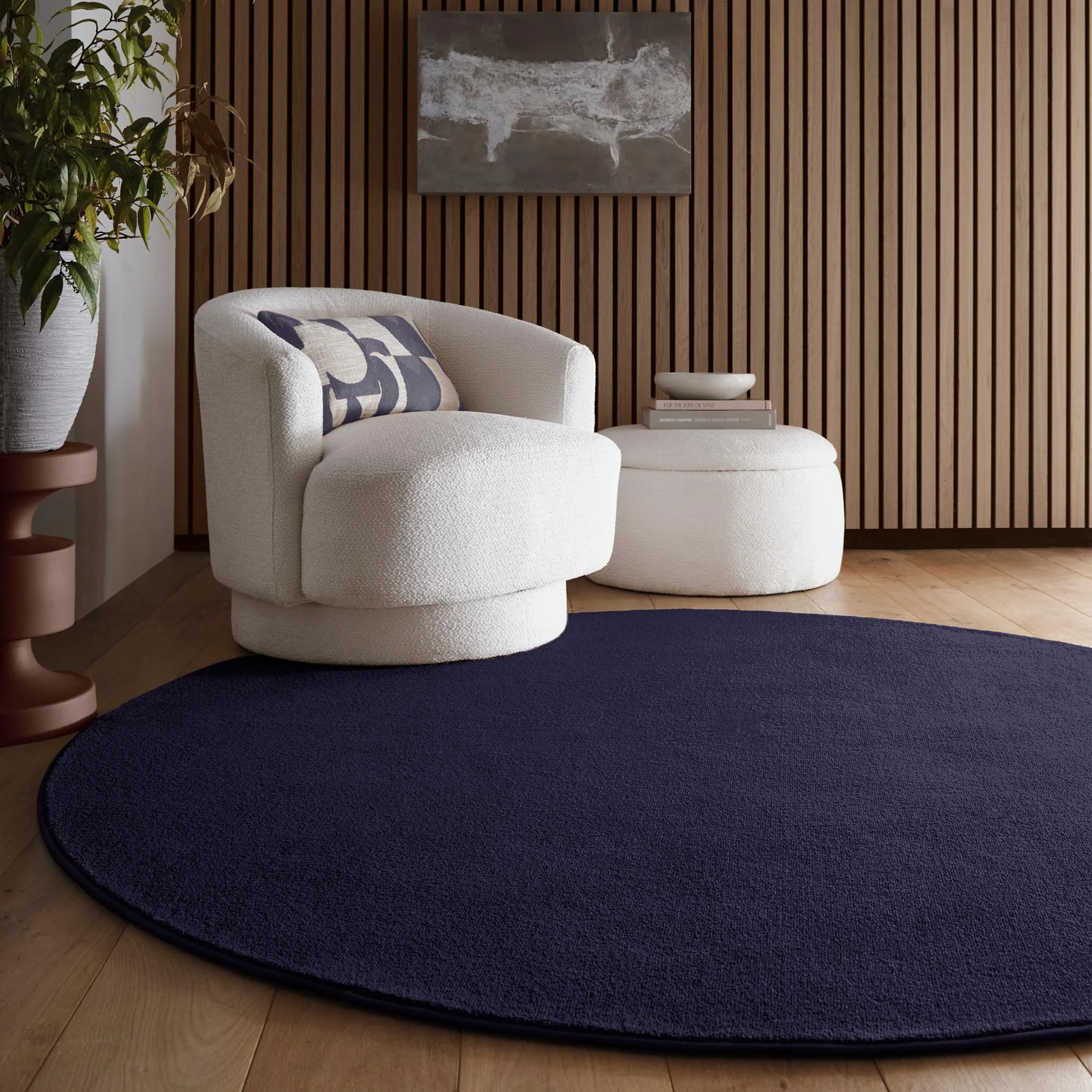 Sense French Navy Blue Rug - Image 4