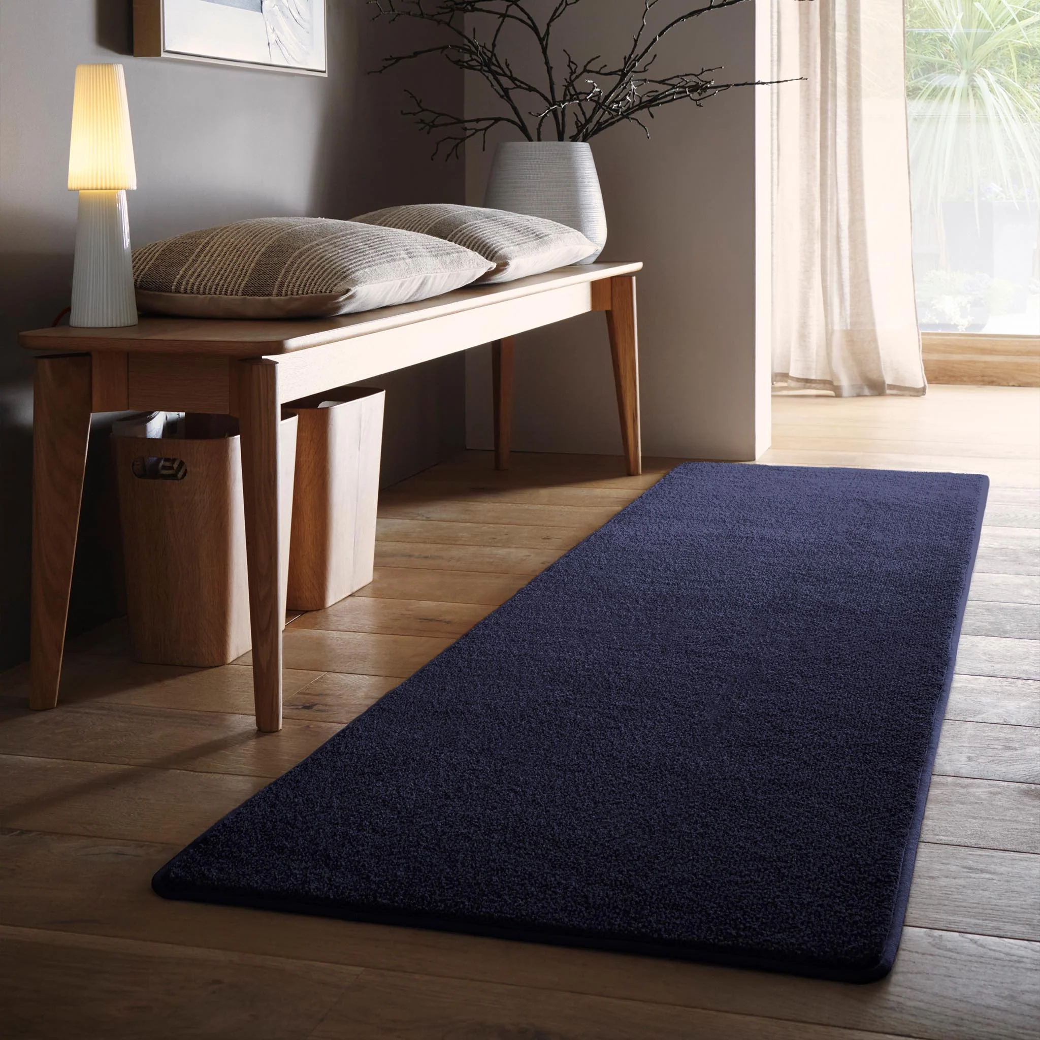 Sense French Navy Rug Runner - Image 2
