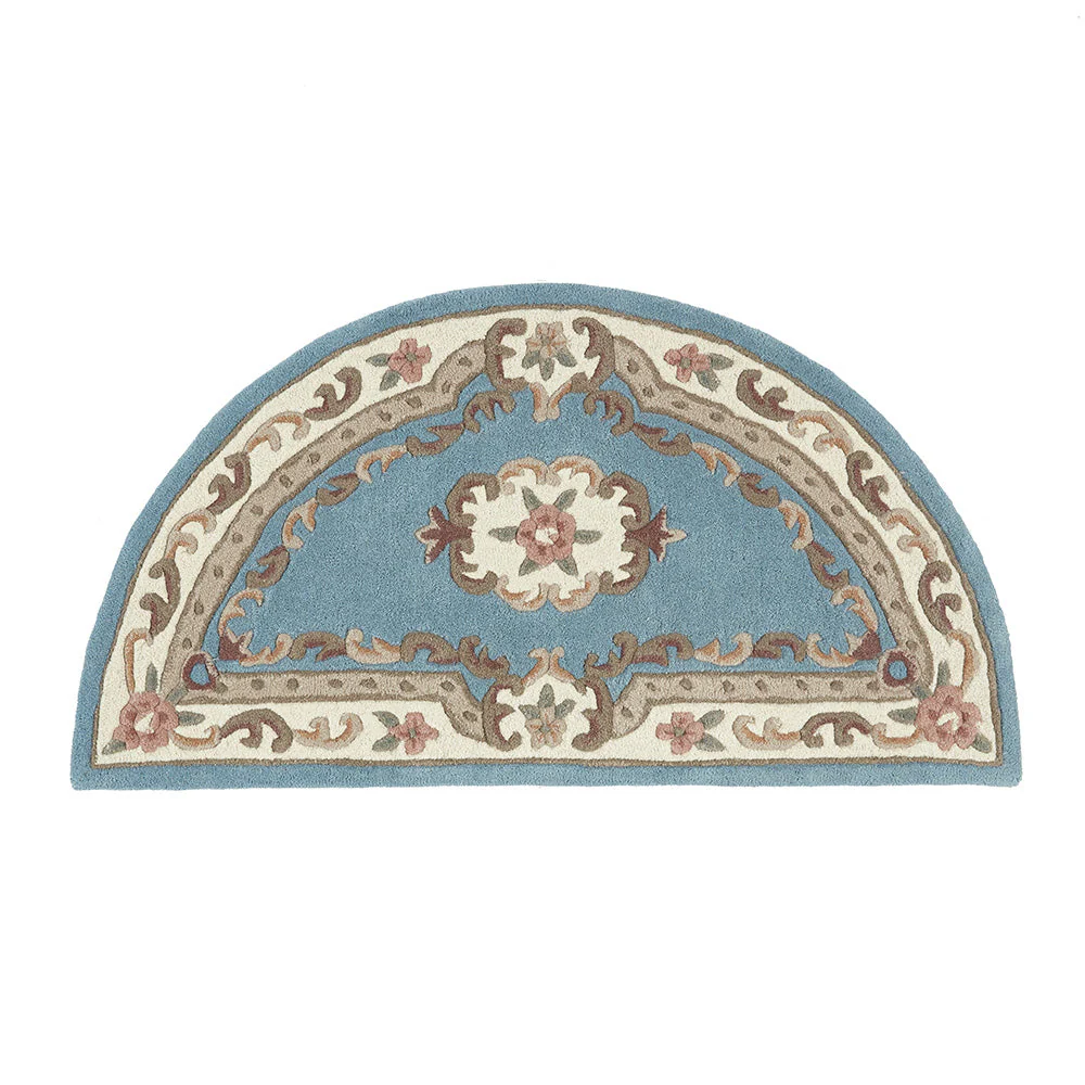 Shensi Aubusson Rug in Blue - Image 7