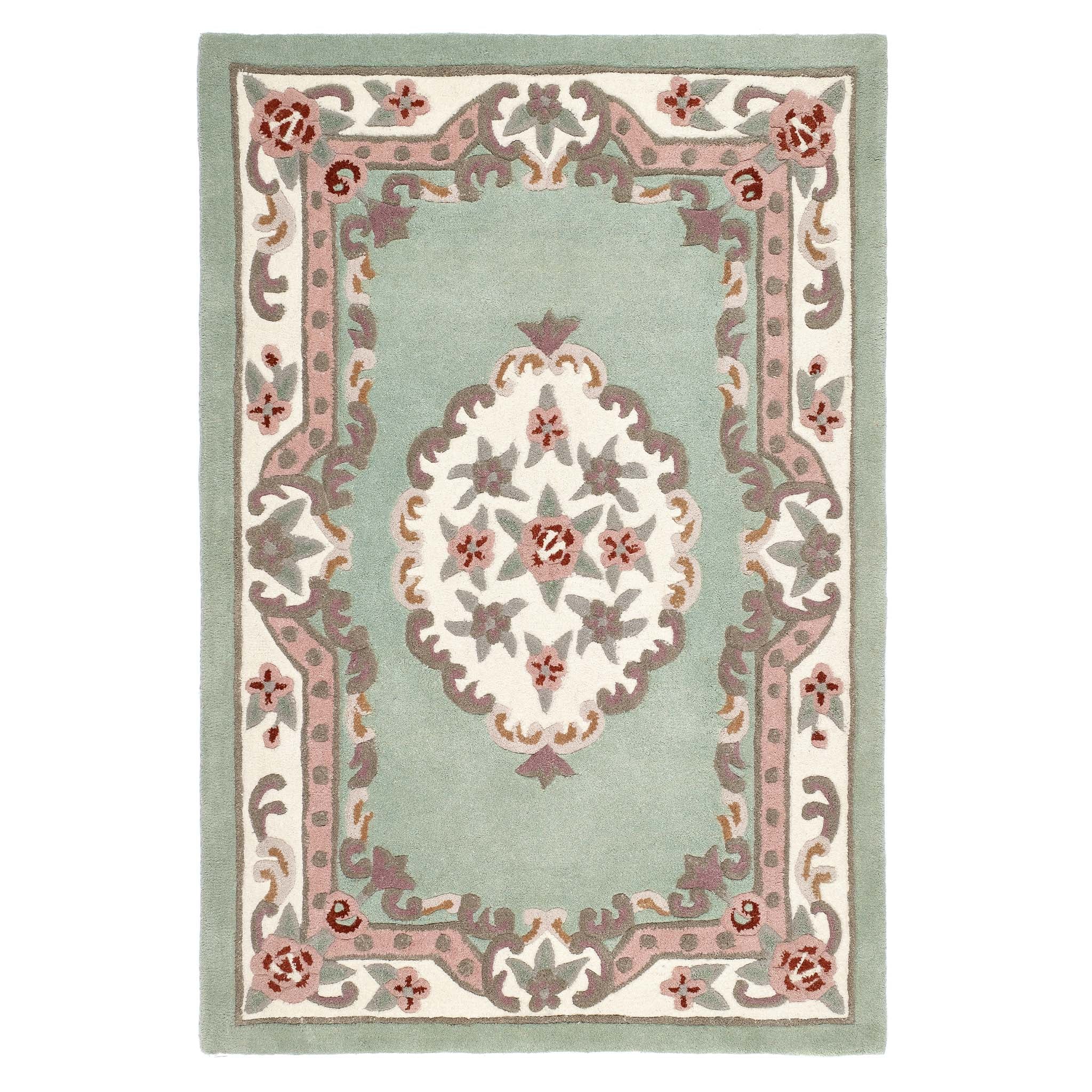 Shensi Aubusson Rug in Green