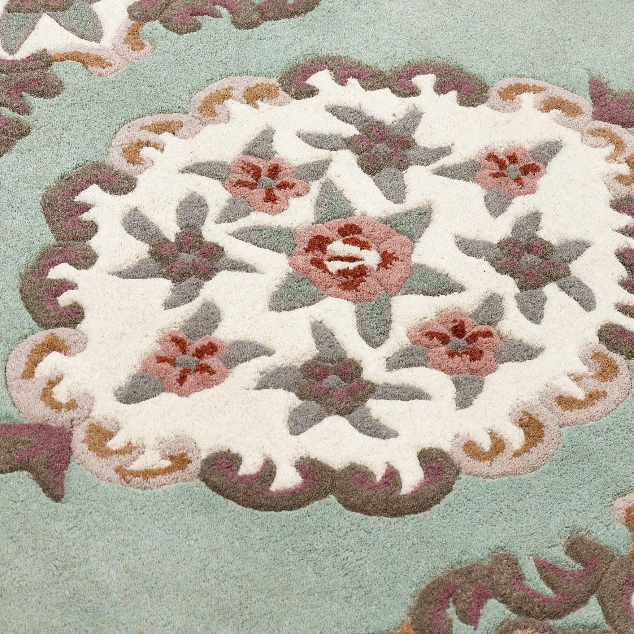 Shensi Aubusson Rug in Green - Image 8