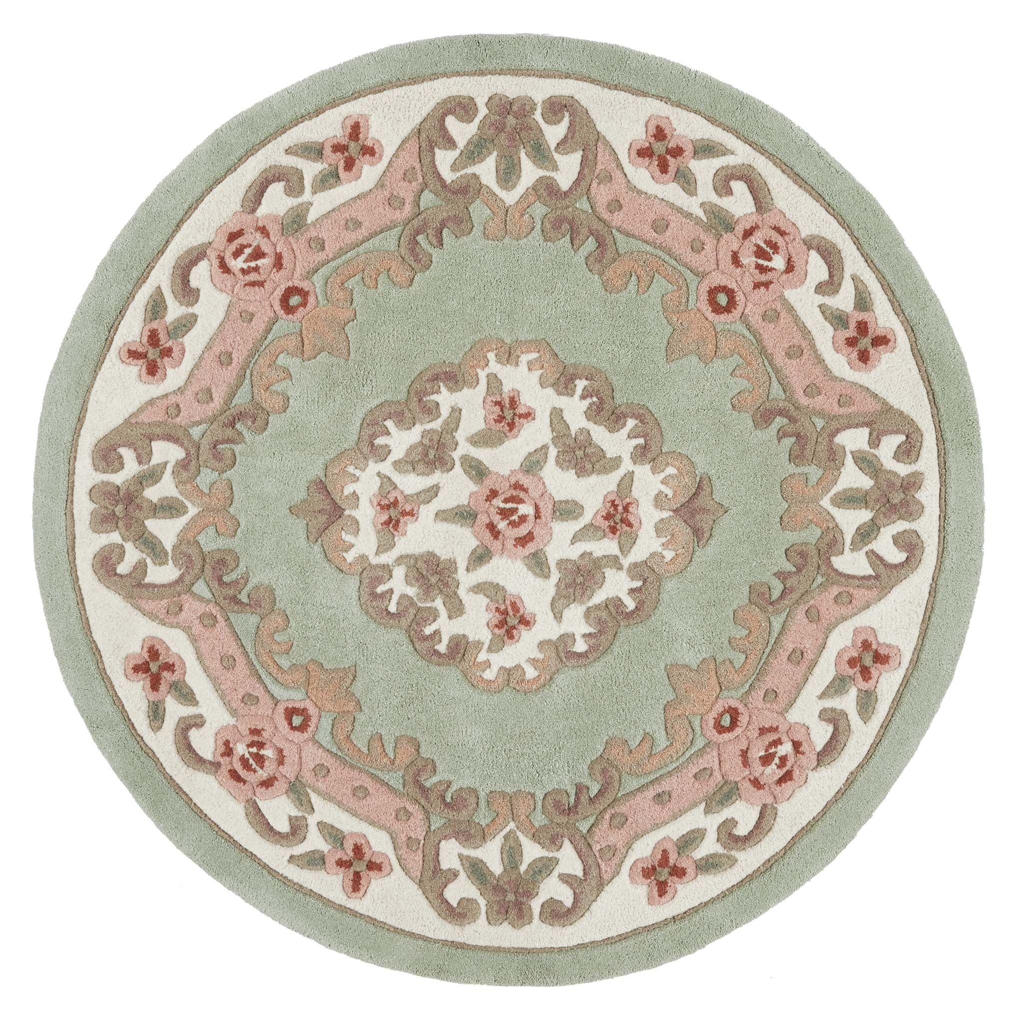 Shensi Aubusson Rug in Green - Image 9