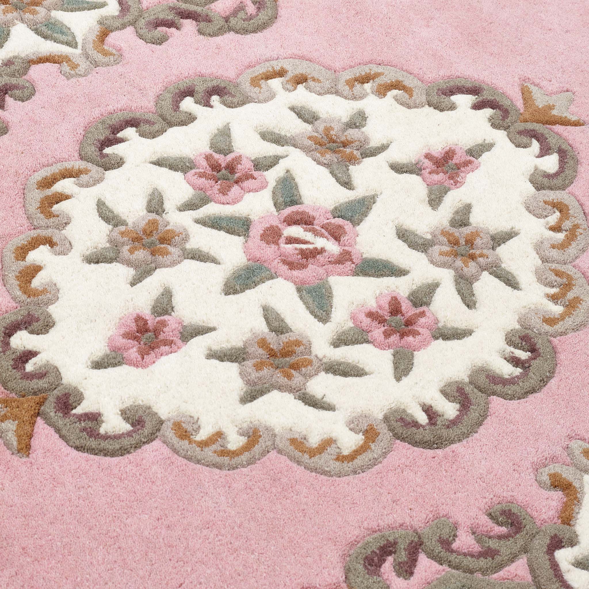Shensi Aubusson Rug in Pink - Image 7