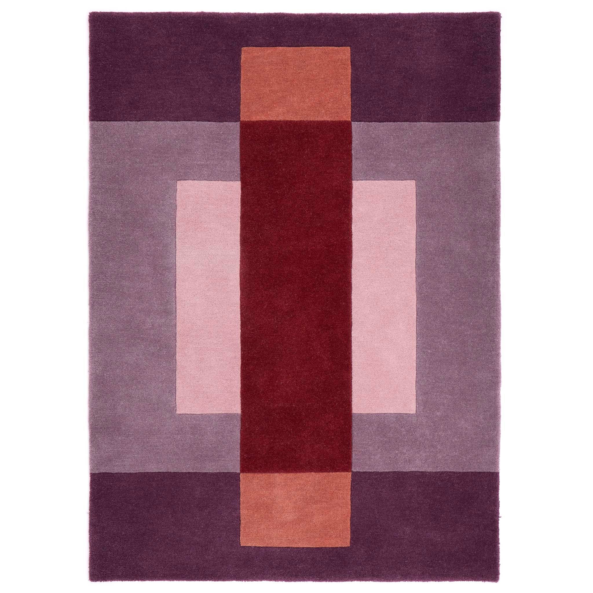 Sienna Block Rich Reds Rug