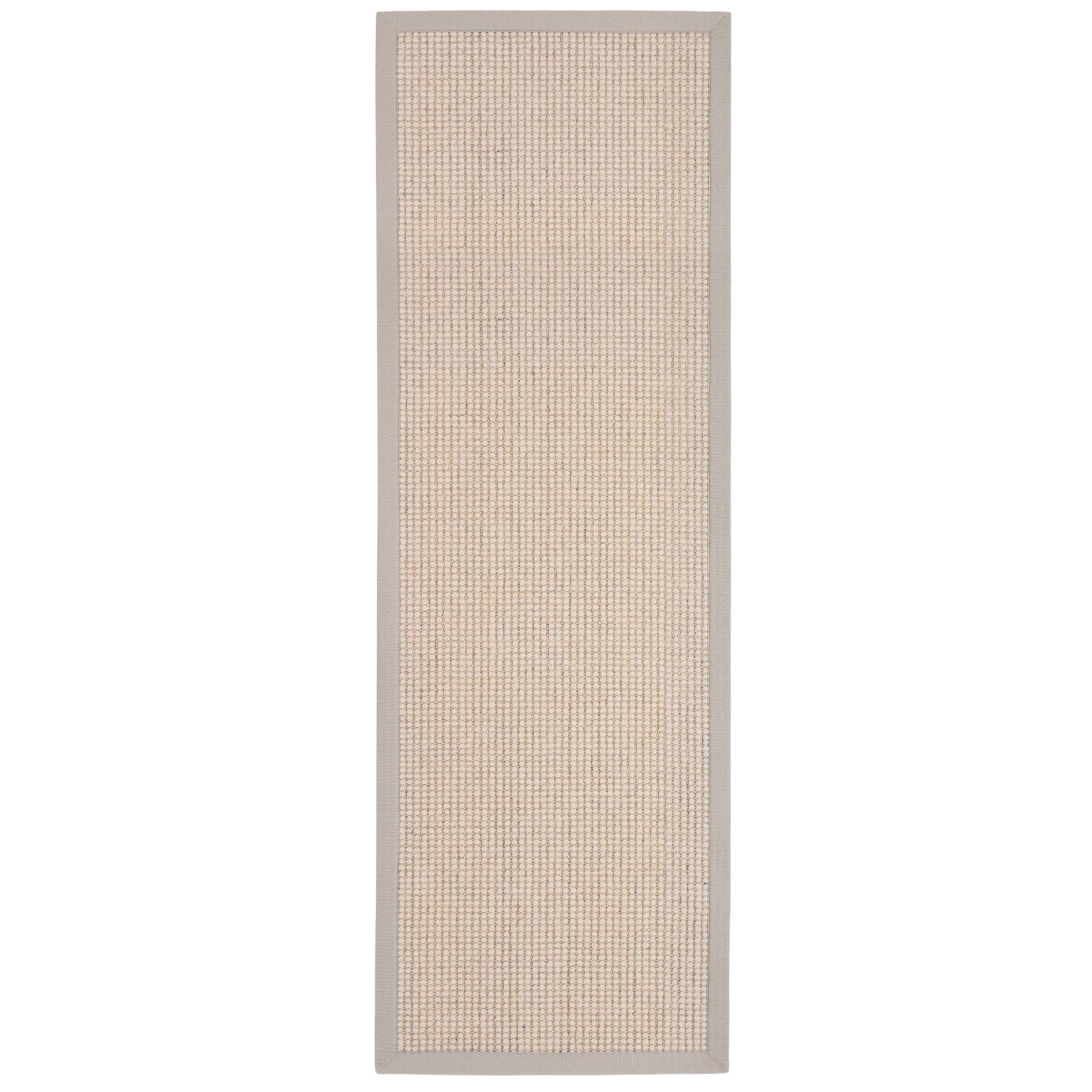 Sisal Boucle Soft Grey Runner