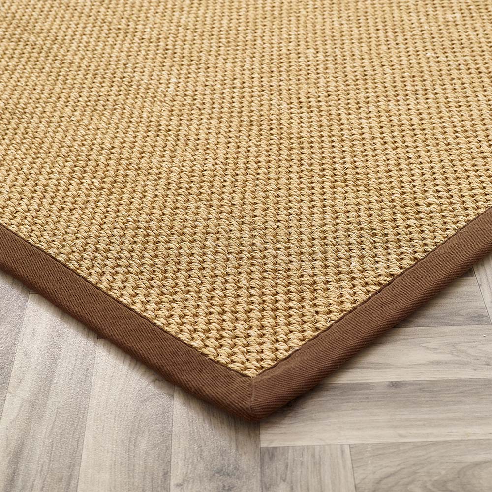 Sisal Natural with Dark Brown Border Runner - Image 5