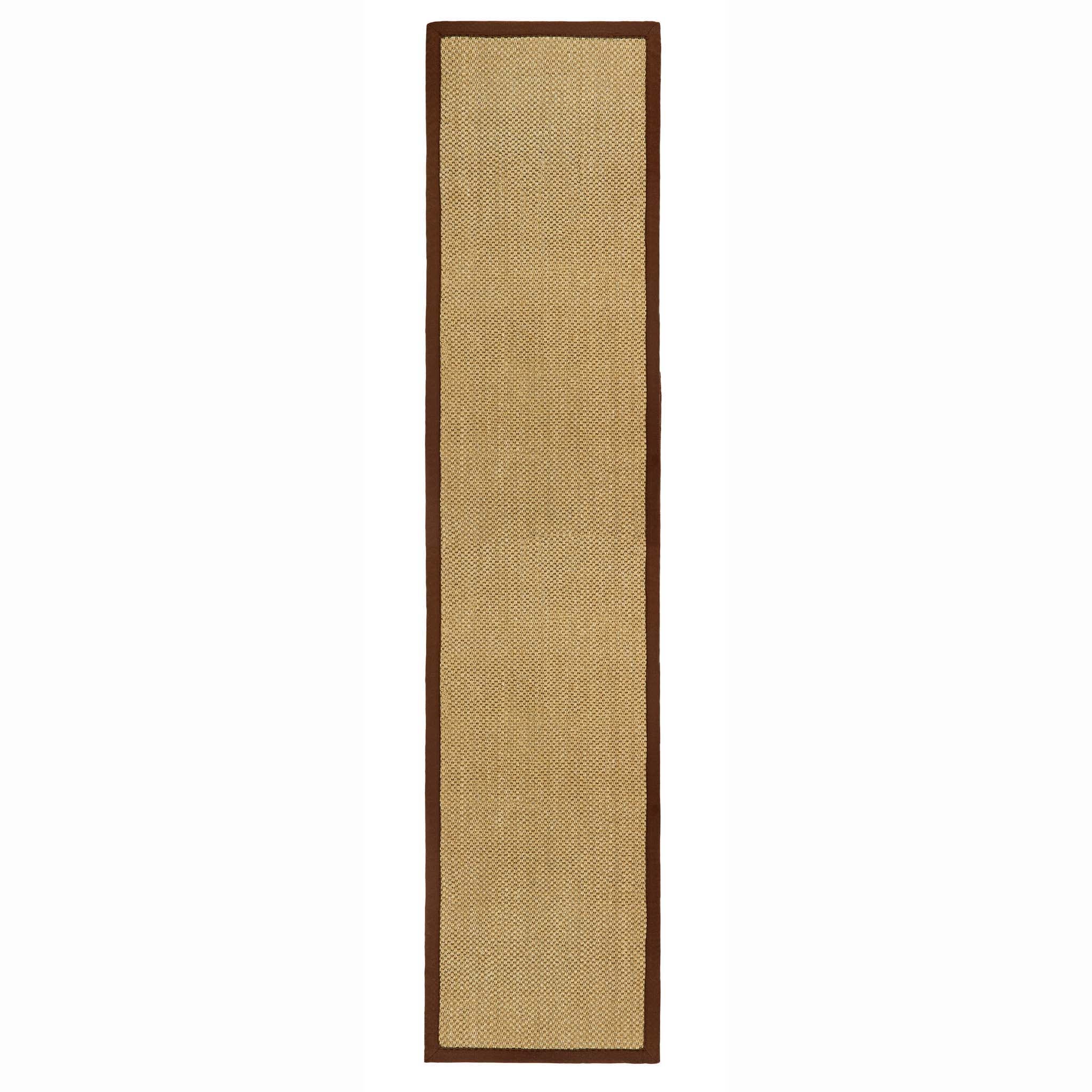 Sisal Natural with Dark Brown Border Runner - Image 6