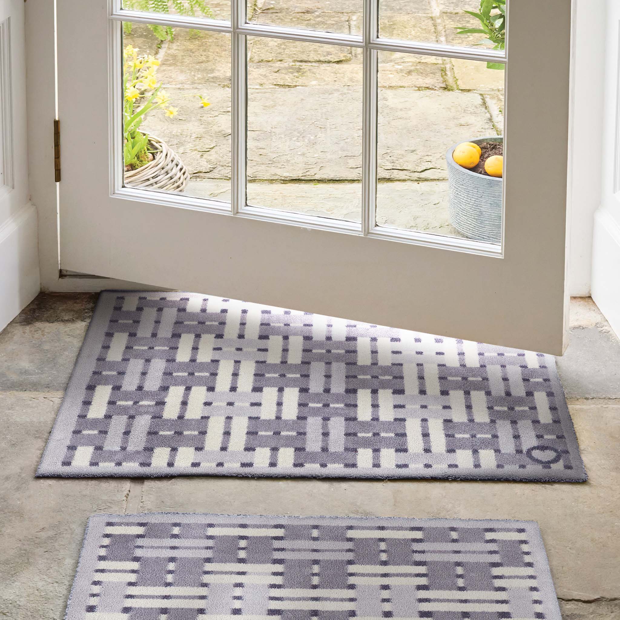 Soft Weave Grey Washable Doormat - Image 2