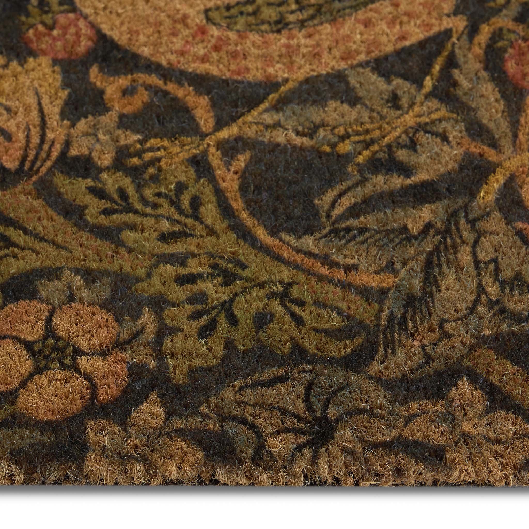 Morris & Co. Strawberry Thief Navy Coir Doormat - Image 3