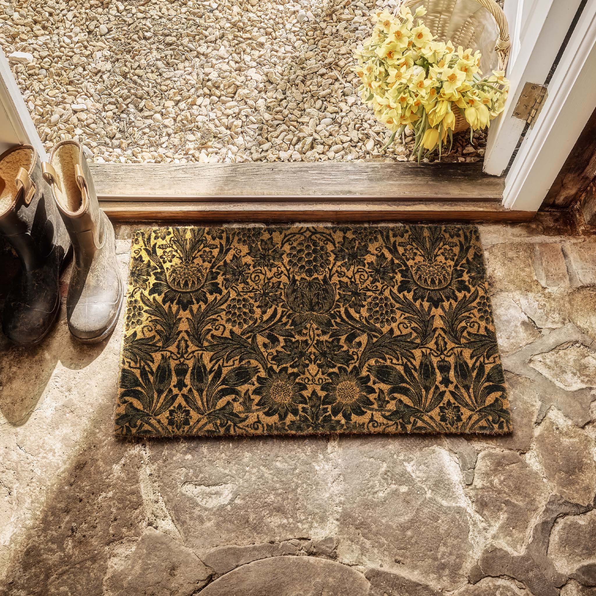 Morris & Co. Sunflower Coir Doormat - Image 2
