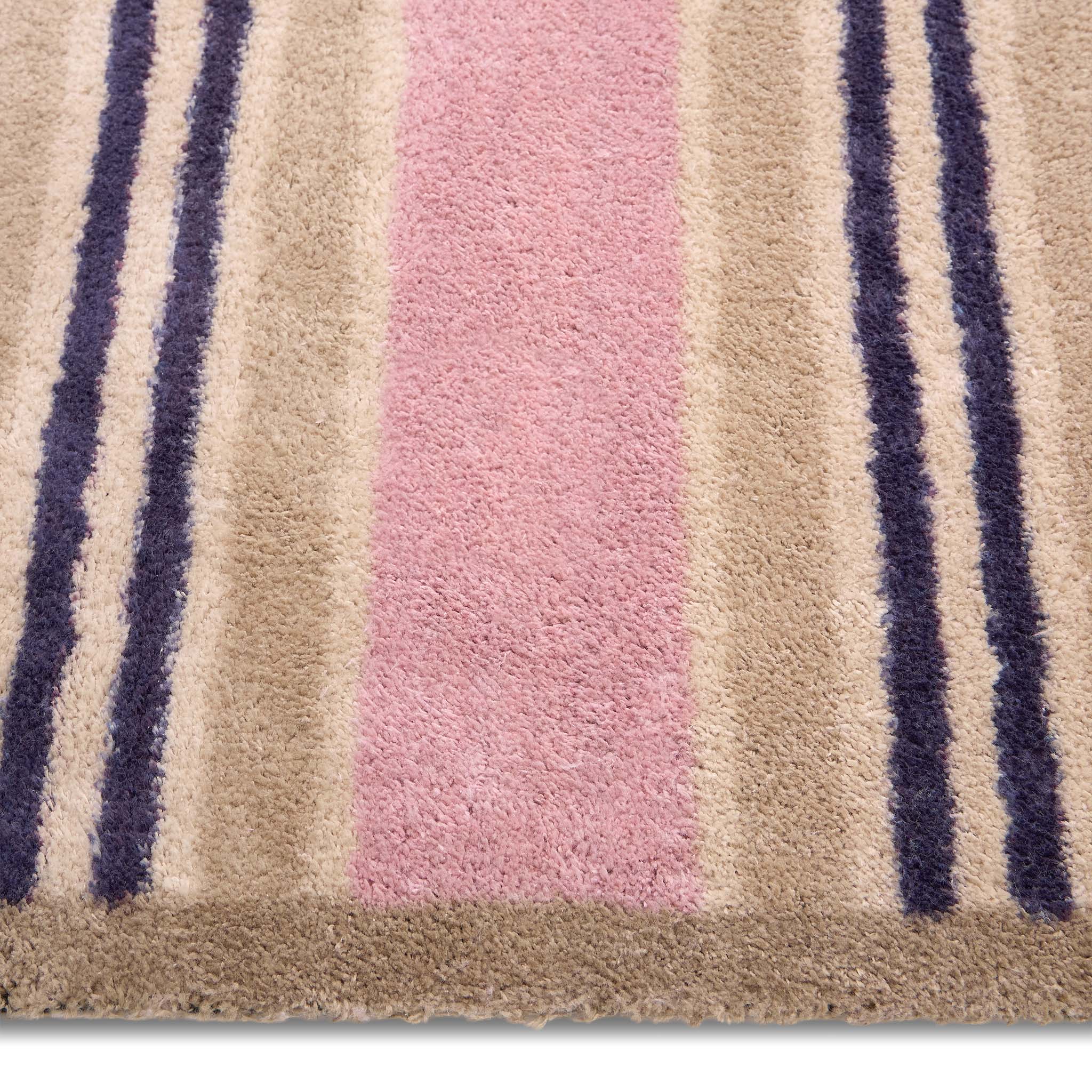 Timeless Stripe Blush Washable Doormat - Image 3