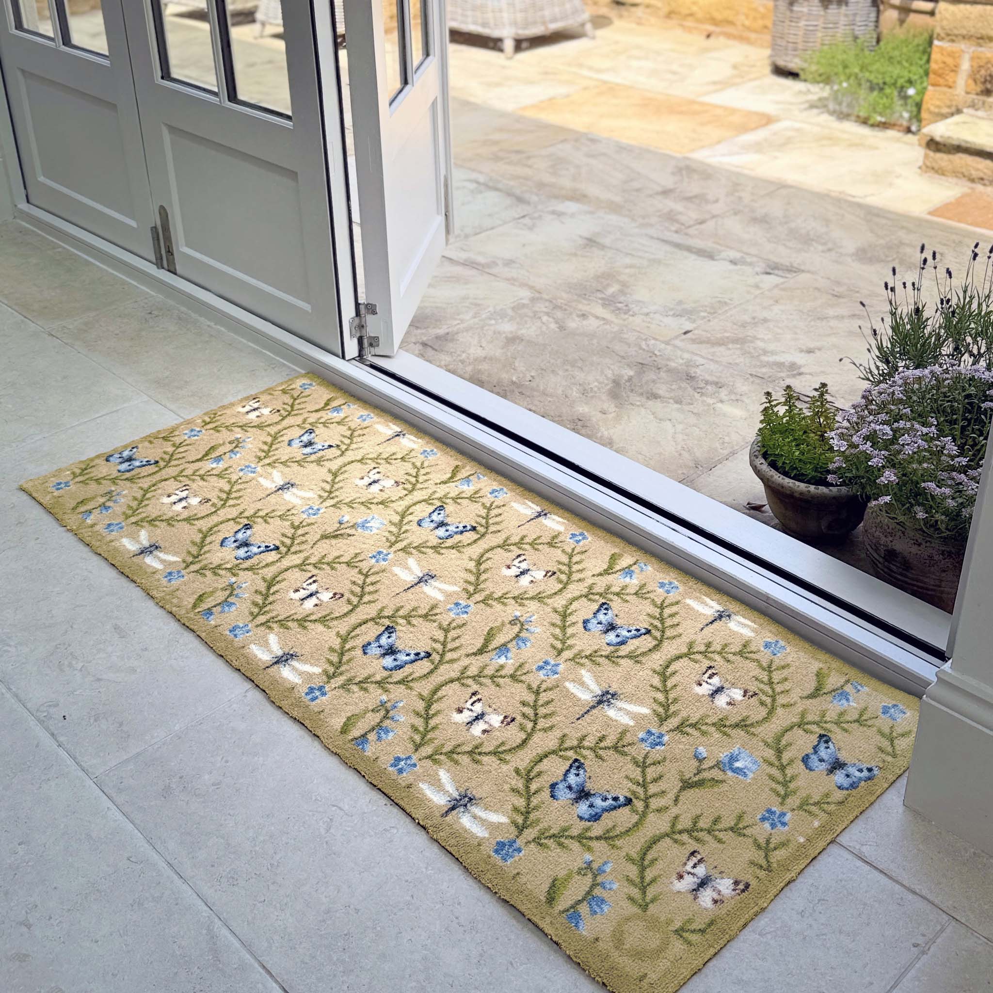 Wild Meadow Beige Green Runner - Image 2