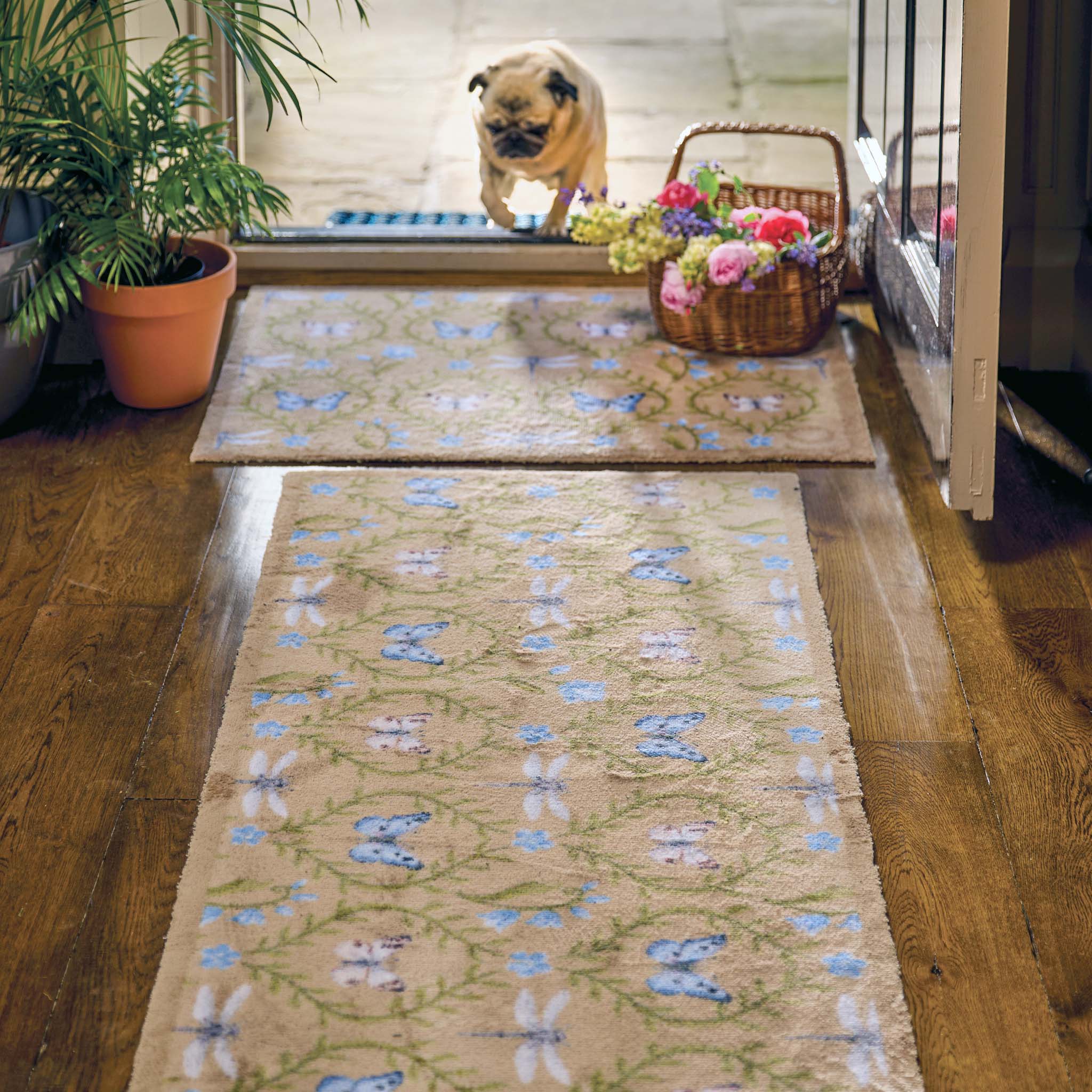 Wild Meadow Beige Green Runner - Image 3